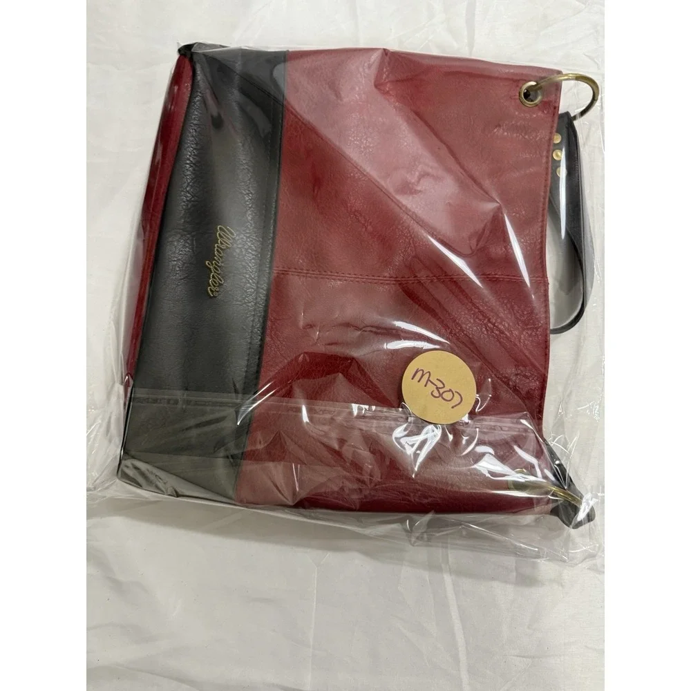 Wrangler Hobo Bag Purse Handbag Red by Montana West Good Condition - Picture 15 of 15